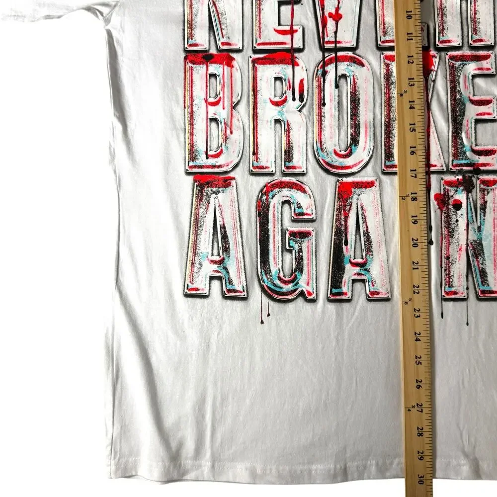 Never Broke Again Bloody Drip Big Logo T-shirt Men’s L - Streetwear HipHop Rap - Picture 12 of 12